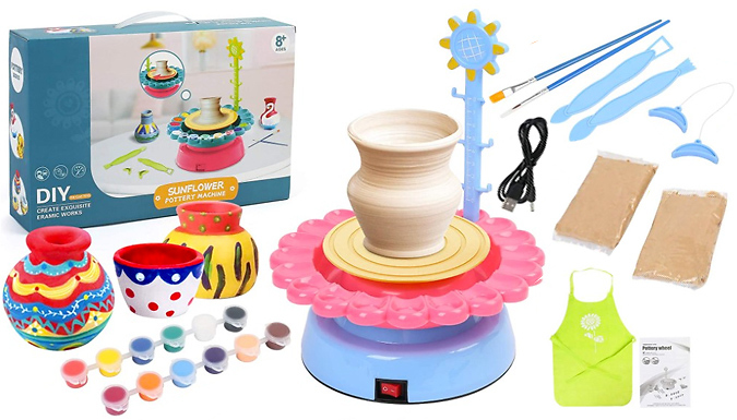 Kid s Pottery Throwing Wheel Craft Kit