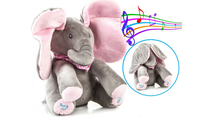 Peek a boo sales musical elephant