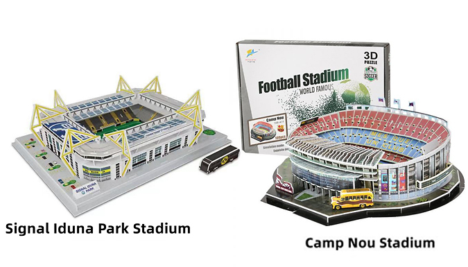 3D Jigsaw Puzzle Word Famous Building Prince Park Stadium Model