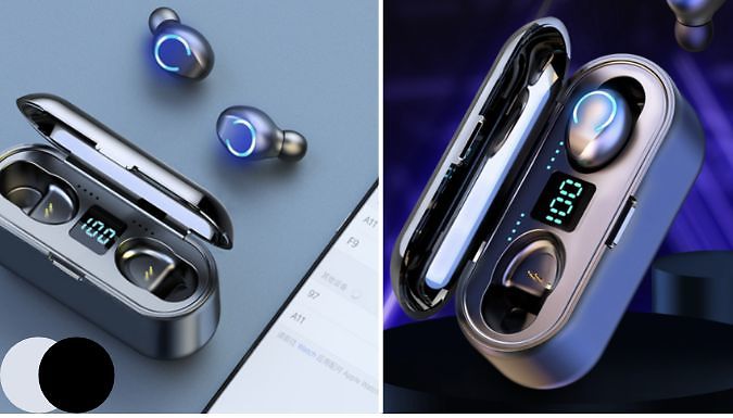 F9 Wireless Earphones 2 Colours